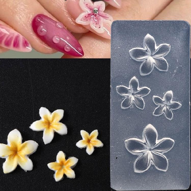 Nagelkunst Silikonformen Blumenformen Maniküre Schablone Formen Blumen Nagelkunst Dekorationen