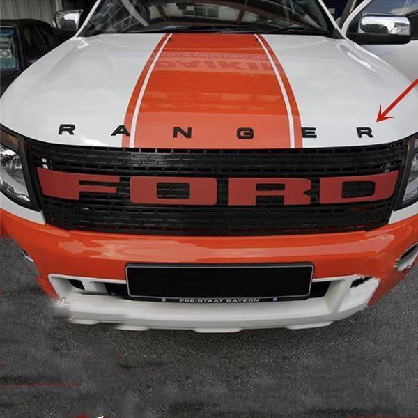 Nálepka s 3D emblémem RANGER s horním logem pro grily Ford Ranger