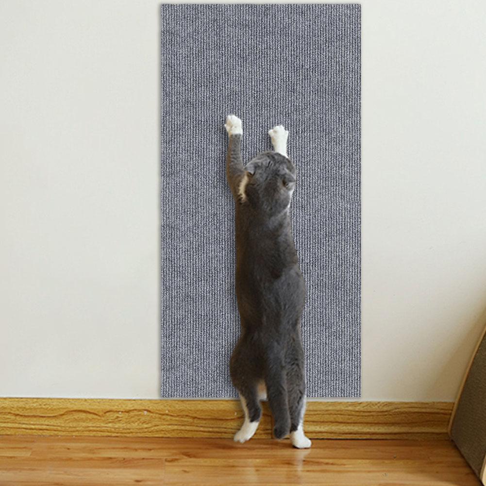 Cat Scratching Pad Self-Adhesive Funitures Protective Mat Multi-Purpose Cats Scratch Carpet for Couch Furniture DIY Protector