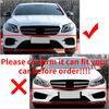 Front Bumper Canards Fog Light Cover Sticker Splitter For Mercedes Benz E Class W213 E260 E300 E53 AMG 2016- Car