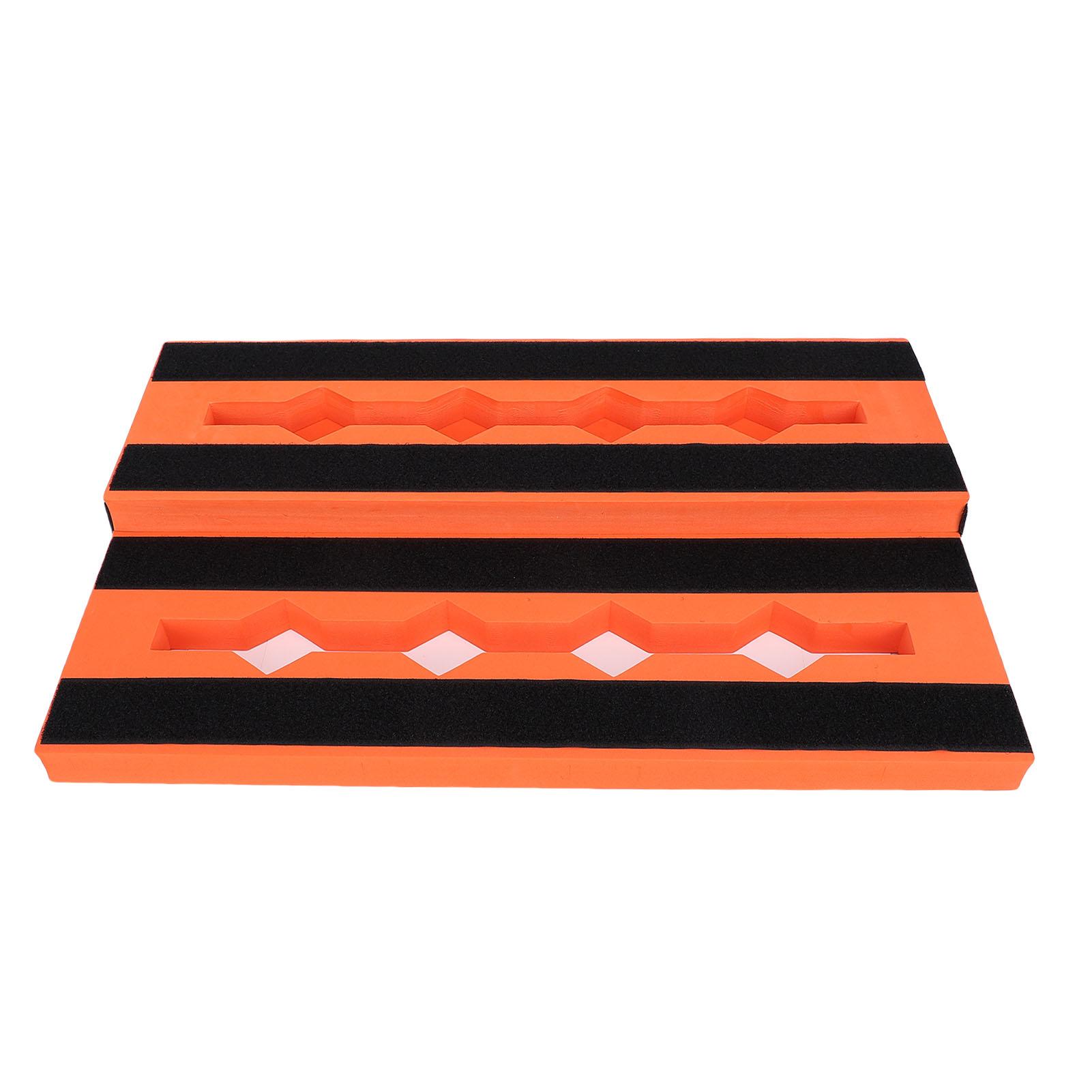 Педалборд для гитарных педалей EVA Большой вместимости Противоскользящий Легкий Портативный Педалборд для гитарных эффектов для 6-10 педалей