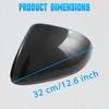 For BYD Yuan Up /Atto 2/ S1 Pro 2024 2025 2026 2Pcs Car Side Door Rearview Mirror Cover Shell Cap Decorative Carbon Fiber Black