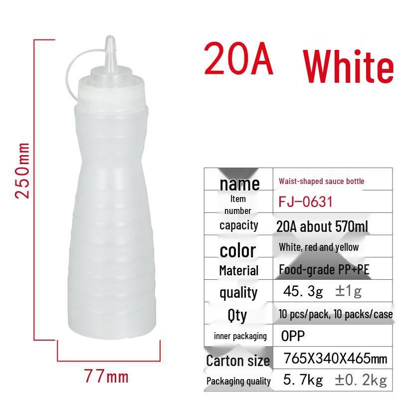 Single-Hole & Three-Hole Squeeze Sauce Bottle for Ketchup & Salad Dressing with Pointed Mouth