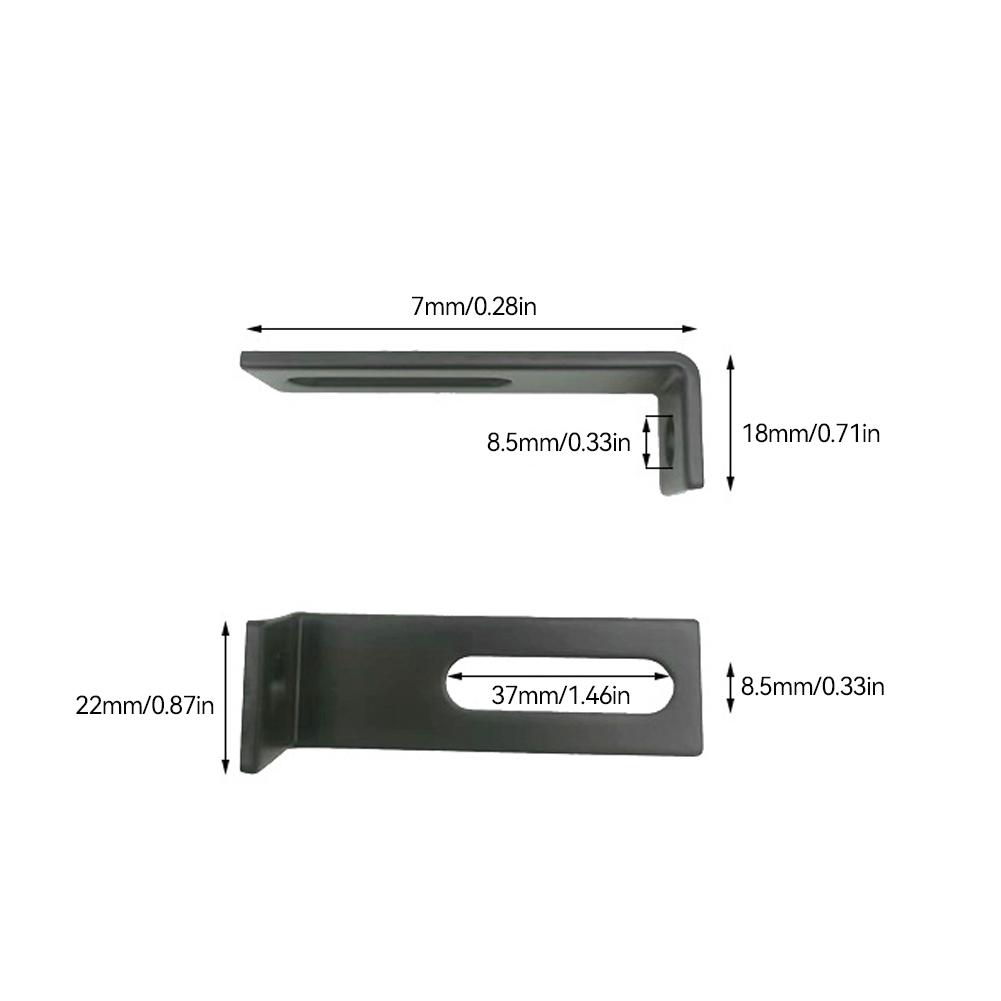 L Type Universal Motorcycle Electric Vehicle Mudguard Mounting Bracket Spotlight Signal Lamp Bracket Fixed Bracket Mount