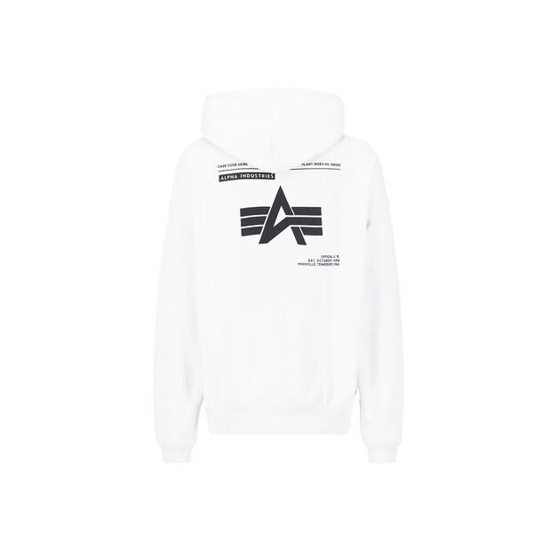 Толстовка Alpha Industries Logo Backprint Hoodie EU 1XL