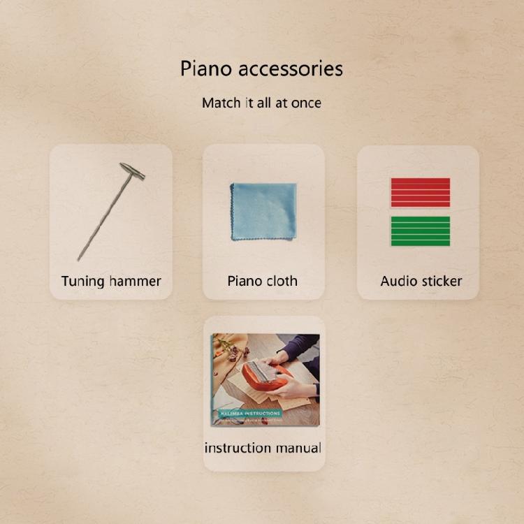 Mini Kalimba Musical Instruments, Finger Piano Gifts for Kids Adult and Beginner