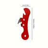 4PCS Portable Bottle Opener Stainless Steel Safety Side Cut Manual Can Opener Ergonomic Can Opener Multifunctional Kitchen Tools