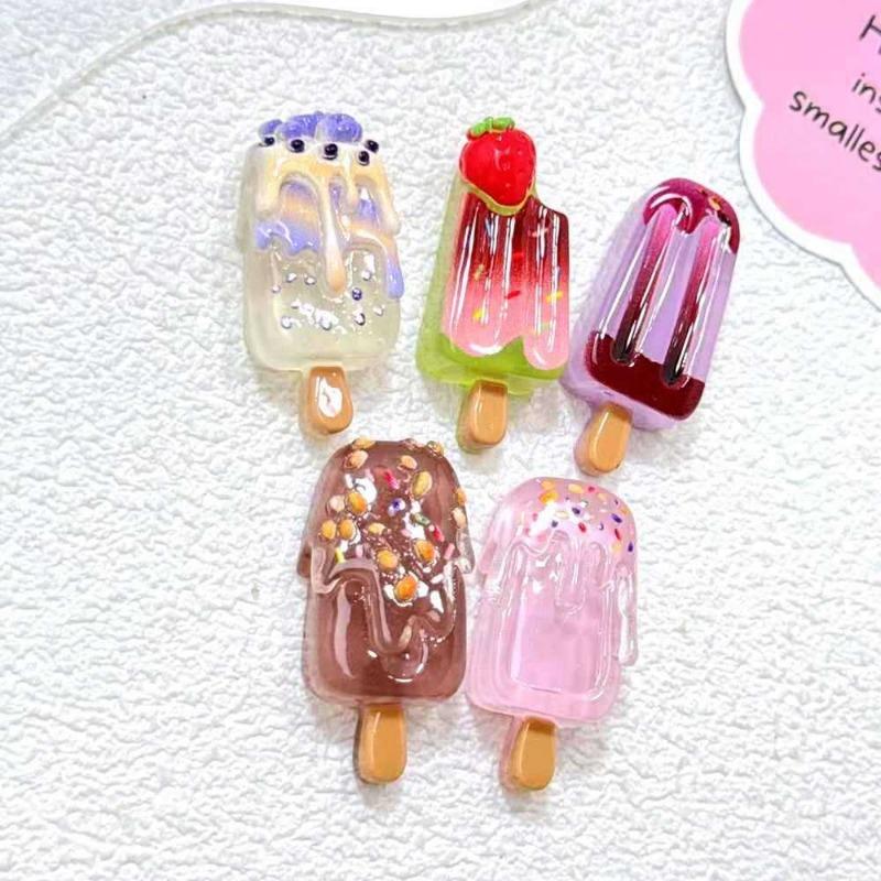Eiscreme Harz Accessoires DIY Handyhülle Creme Kleber Haarspange Kühlschrankmagnet