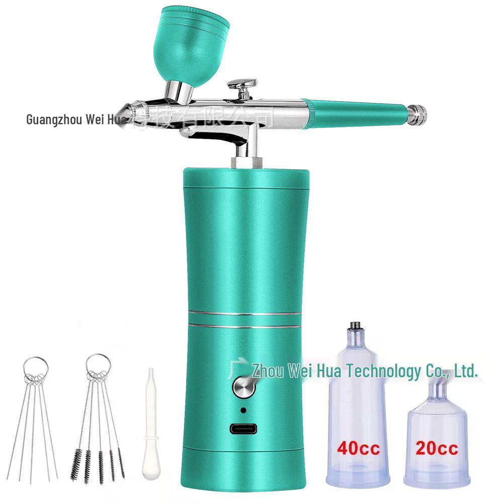 Portable Oxygen Injector Facial & Nail Art Airbrush for Hydration and Essence Spray