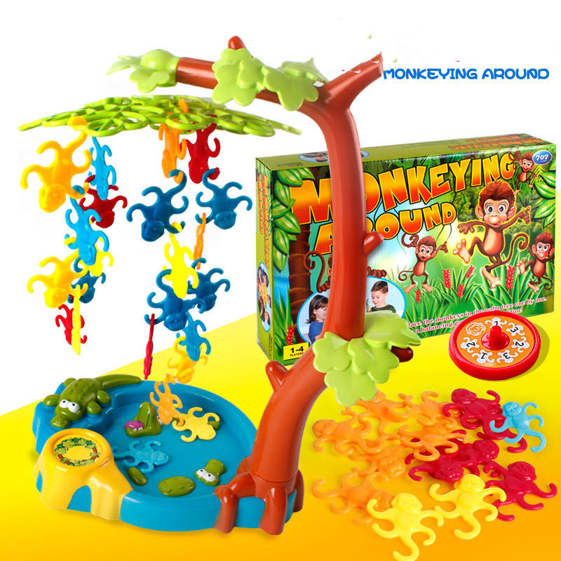 Kids Intelligence Board Game Balance Funny Monkey Climbing Tree Hang Toys Desktop Party Games Educational Toys For Toddler