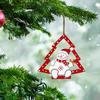 Christmas Ornaments Christmas Tree Wooden Doors And  Christmas Tree Pendants