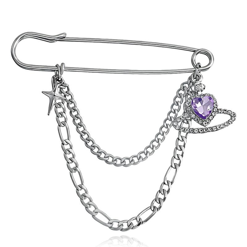 Elegante Perlenketten Quastenbrosche Mode Damen Kleidung Dekor Accessoires Schmucknadel Hosen Taillenverstellstifte Taschenanhänger Geschenke