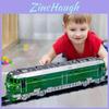 Inertia Lighting Sound Effect Dual Head Train Toy For Kids Educational Play
