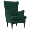 Armchair Dark Green Velvet