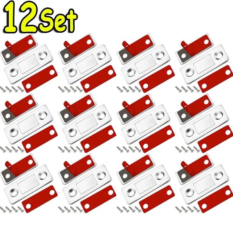 Magnetische Schrankverschlüsse Ultradünn Tür Starke Magnete Stopper Unsichtbarer Kleber Schubladenmagnetverschluss für Küche Schrank Schließer