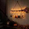 Glowing Halloween Wall Art LED Lighted Glowing Broom Ghost Halloween Props  Haunted House