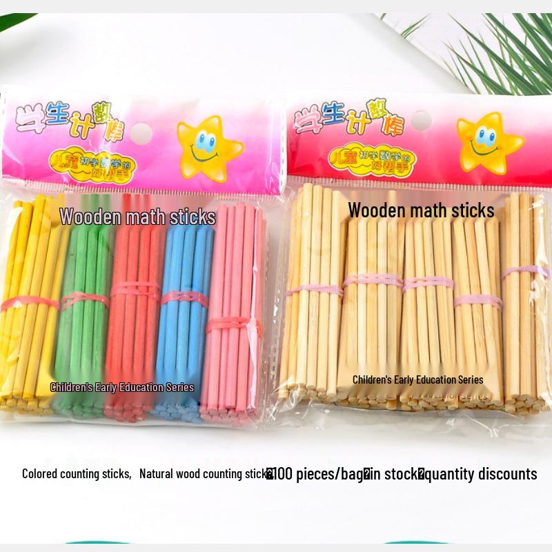 500 Colorful Counting Sticks for Math - Perfect for Elementary Abacus Teaching Aids
