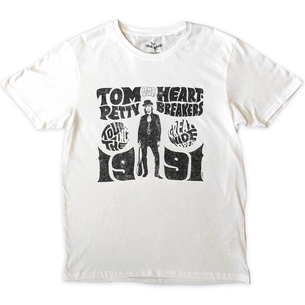 Tom Petty & The Heartbreakers Great Wide Open Official Merch 100% Cotton T-shirt Mens Tees Top M/L/XL New