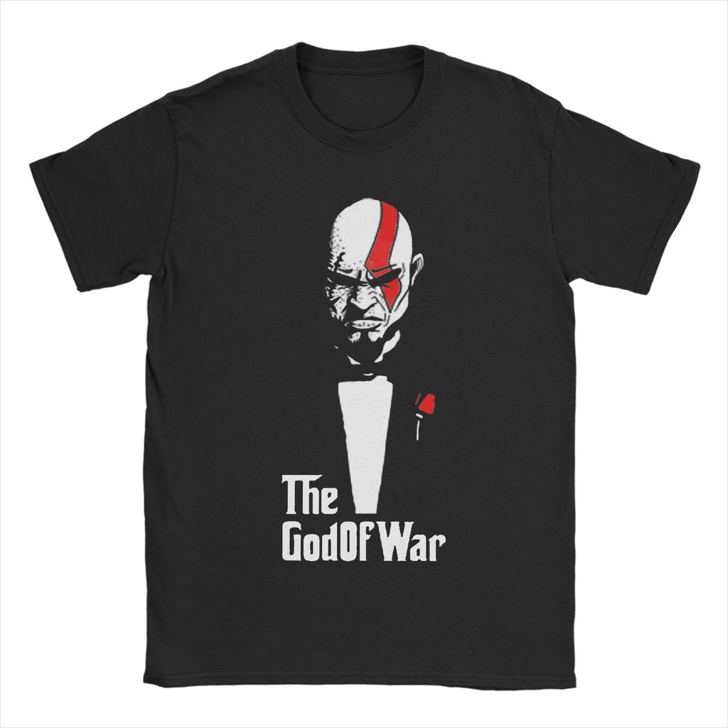 The God Of War Kratos TShirts Unisex Crazy Cotton Tee Shirt O Neck Short Sleeve T Shirt Summer Tops