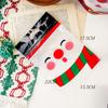 25Pcs Plastic Bags Christmas Candy Bag Merry Christmas Gift Packages Bags  Party Supplies