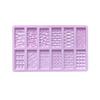 Set di 12 stampi in silicone per cioccolato per dolci, decorazioni per torte, biscotti, gelatine, budini Fai da te Antiaderente Riutilizzabile