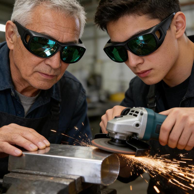 Schweißschutzbrille Blendfrei Hochauflösende Schutzbrille Für Schweißer Für Techniker Metallbauer Enthusiasten Mechaniker