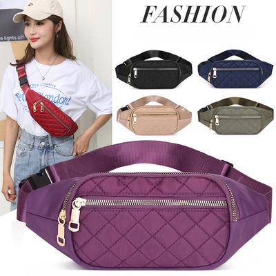 Running Sports Waist Bag, Outdoor Sports, Fashion Trend, Embroidery, Hiking Bag, Korean Version Chest Bag
