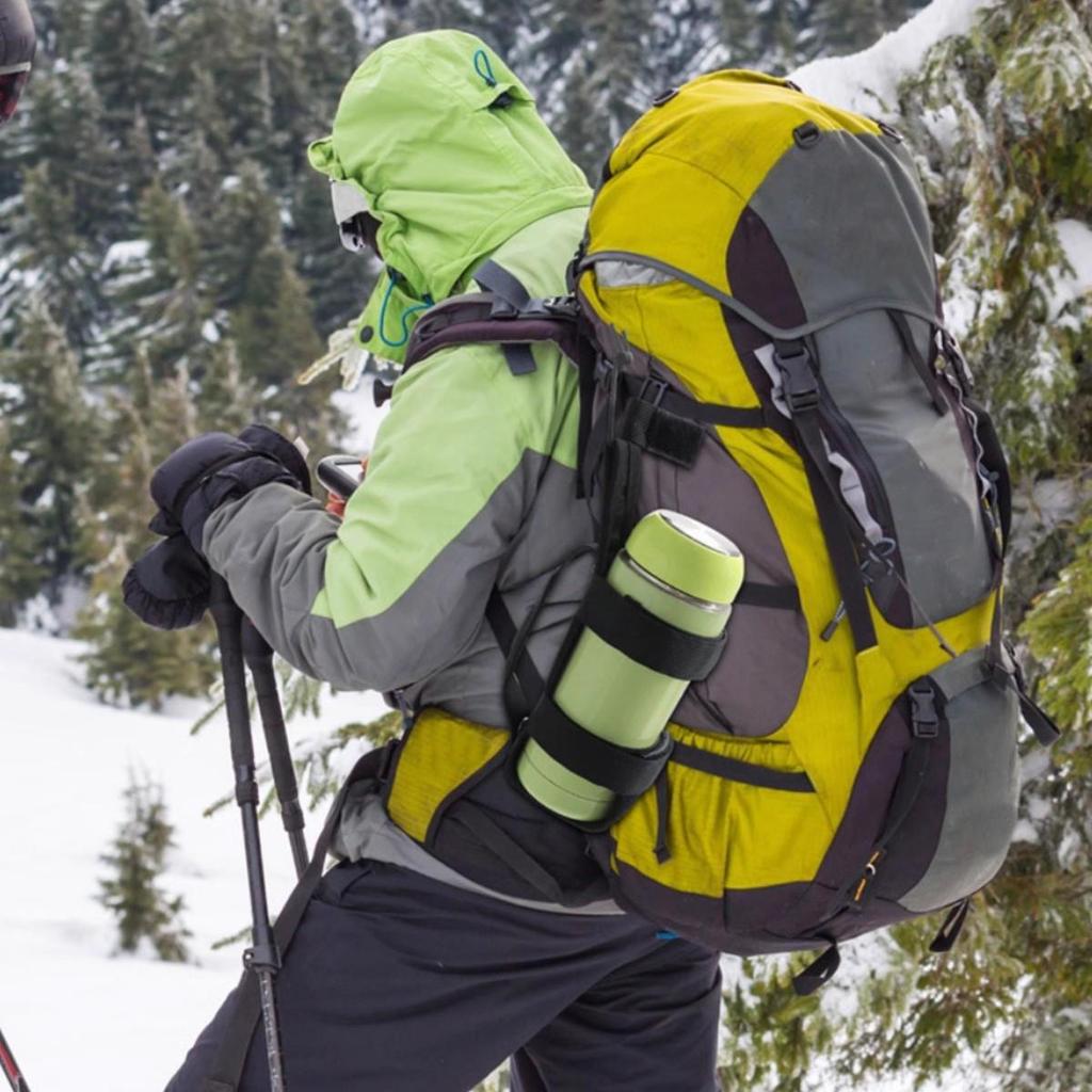 Adjustable Outdoor Tactical Kettle Cover: Portable Insulated Cup Sleeve & Backpack Pendant