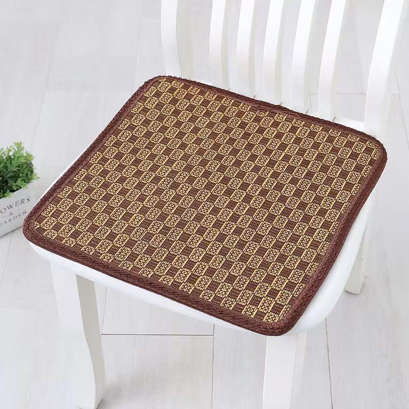 All-Season Rattan Chair Cushion - Cool and Breathable Pad for Home, Office, Car, or Restaurant
