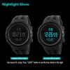 Modische elektrische Uhr Großer Bildschirm Sport Multifunktion Modeuhr Herren- und Damen-Kreativ-Sportuhr