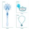1Set Snowflake Light Sound Sticks Kid Cosplay Props Princess Wand Toy Fairy Girls Glowing Wands Christmas Halloween Children Toy