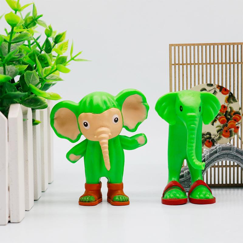 New Figurine Tungtungsahur Strange Shark Animals Figure Desktop Decoration Elephant Figure Ornament Funny 3D Doll Toys Perfect Gift