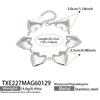 European & American Peach Heart Chain: Simple Style Niche Design Heart Bracelet & Necklace Set, 18k Gold-Plated Stainless Steel.