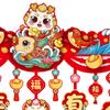 Chinese Year Decoration Door Ornament Holiday Accessories Fu Character Red Home