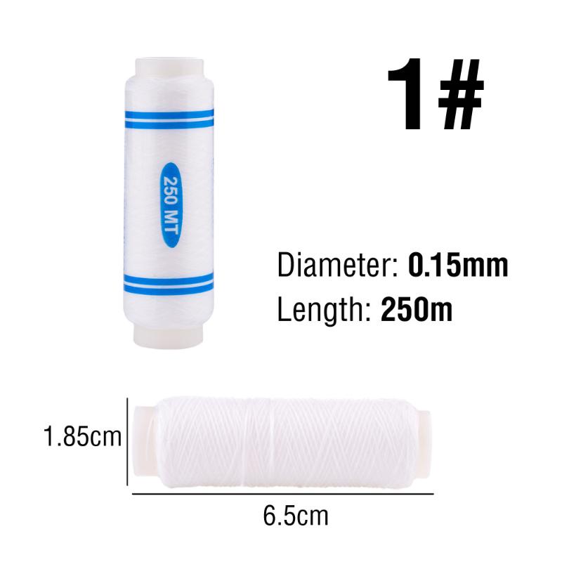 1Pc 250M Invisible Fishing Bait Line High-Strength Elastic Fishing Line Elastic Thread Fishing Line Fishing Line Fishing Goods