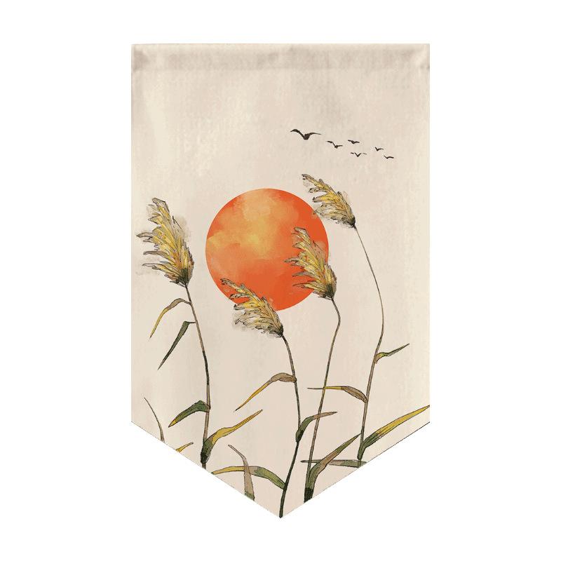 Chinese Decor Traditional Curtain Kitchen Short Curtain Noren Shop Japanese Style Curtain Small Window Restaurant Sushi Decor