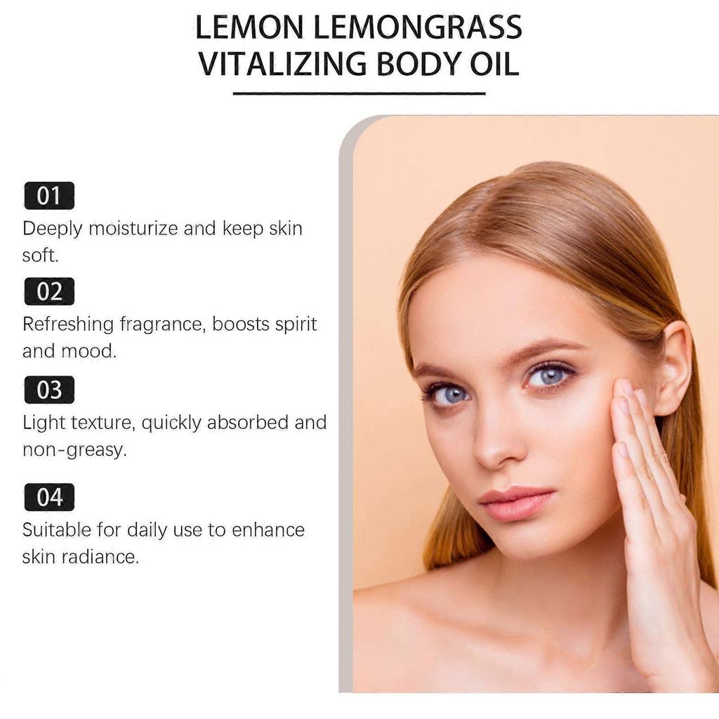 Oceaura Lemon Citronella Moisturizing Oil Is A Daily Massage Oil For Soothing, Nourishing And Moisturizing The Entire Body