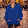Women's Long Sleeve Color Hooded Sweatshirt for Casual Daily Wear