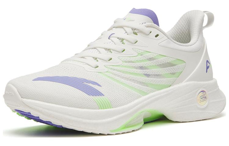Women's Sneakers Anta MACH 3.0 Cushioning Abrasion Resistant Lightweight Low top Running Shoes Women's White
