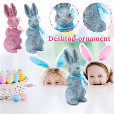 2pcs Easter Bunny Ornament Creative Bubble Decoration
