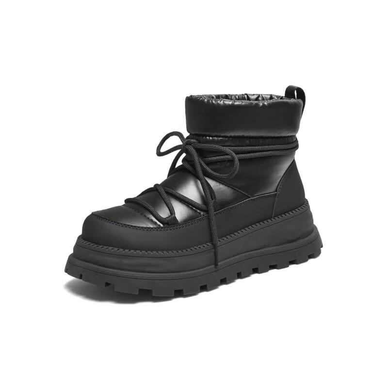 TATA Winter Fashion Versatile Women s Casual Snow Boots 36