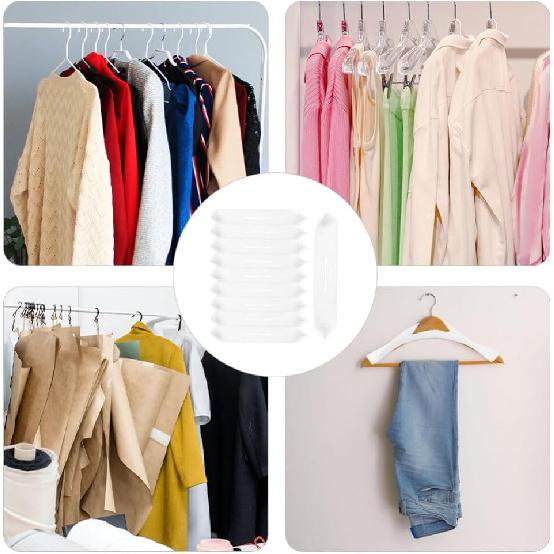 Uonlytech 50pcs Foam Padded for Hangers Clothing Hanger Sleeve Clothing Protectors Sponge Cases Shoulder Hanger Covers for Hanging Dresses Sweaters