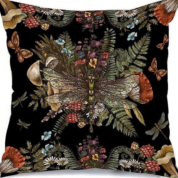 American Retro Linen Peach Leather Velvet Pillow Case Living Room Sofa Office Car Cushion