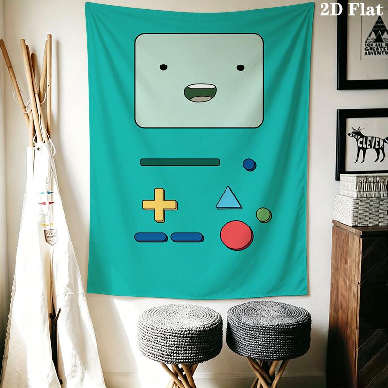 Adventure Time Game Console Pattern Home Decor Tapestry, Wall Hanging, Decorative RV Wall Cloth.MGT0918520