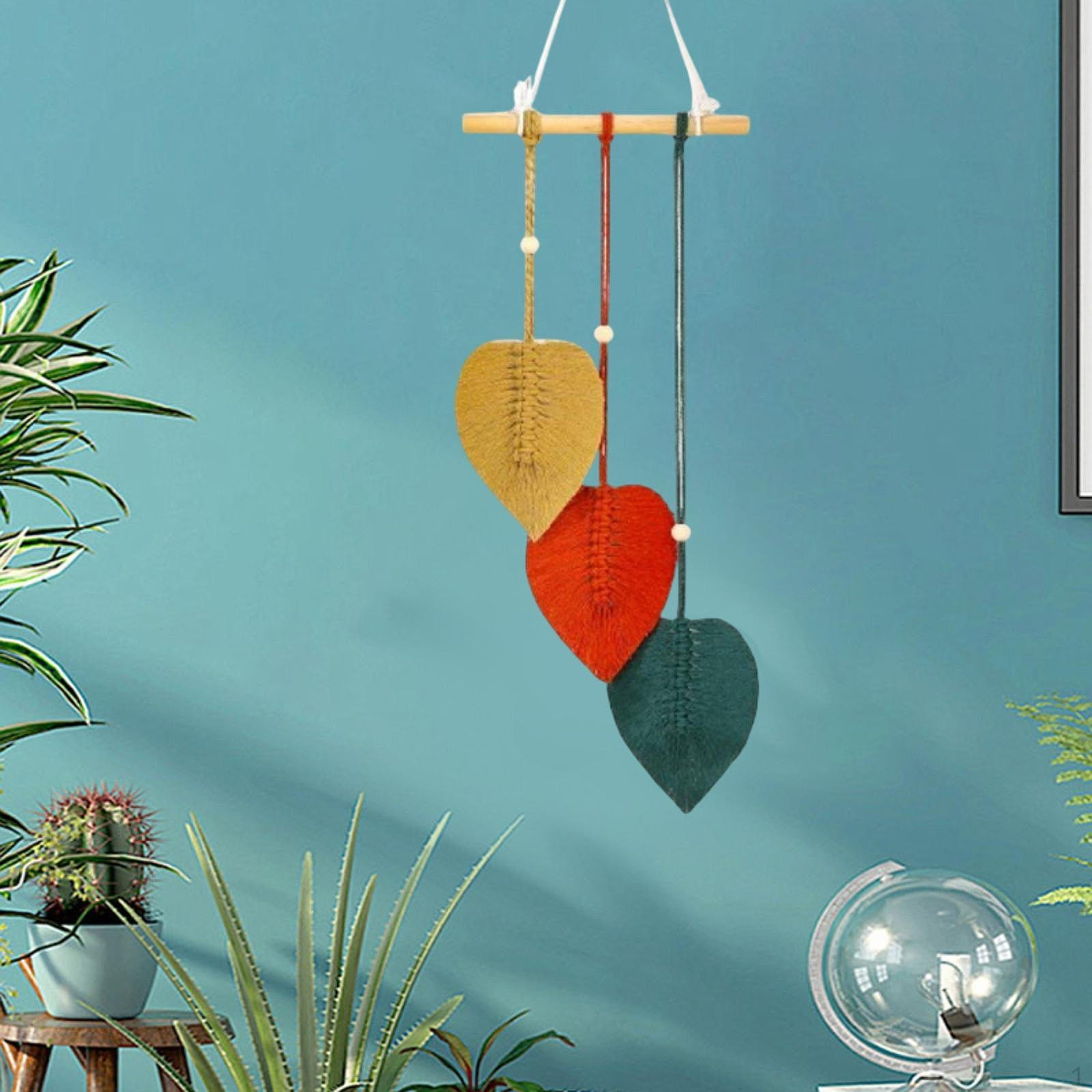 

Макраме настенный орнамент в стиле бохо шикарное художественное украшение тканый гобелен для общежития фермерский дом Style A