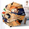 1pc Haikyuu! Volleyball Scene Automatic Opening Closing Umbrella, Portable 3-Fold Design with Iron Frame, Outdoor, Ideal Gift for Fans, Travelers, Dai
