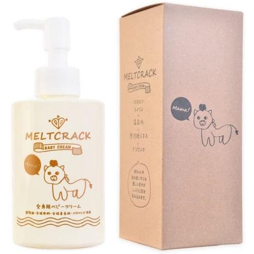 

Meltcrack Baby Cream, Hypoallergenic, for Newborns, Sensitive Skin, Moms, and Pregnant Women, Fragrance-Free, 200g