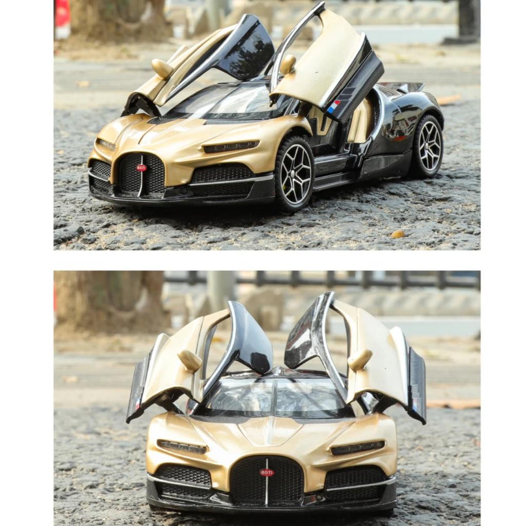 1/32 Scale Bugatti Tourbillon V16 Supercar Alloy Metal Diecast Model Car Children's Toys Mini GT Collection Hobbies Birthday Gifts Boy