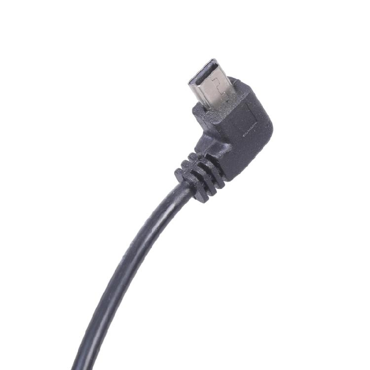 Extended Length Right Angle Charging Cable Type C To Mini USB Cord 340cm Long For Recorders Navigation Gear