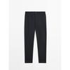 Masimodutti Cotton Blend Jogger Fit Pants